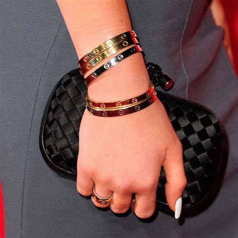 love bracelet celebrity|celebrities who love wearing bracelets.